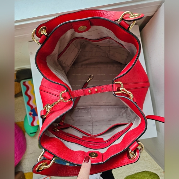 Michael Kors large Brooklyn leather satchel - Picture 5 of 9